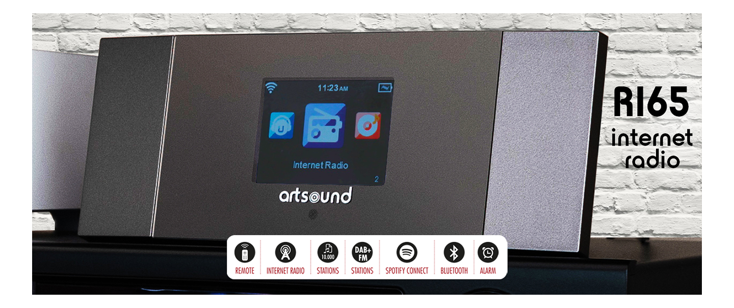 ARTSOUND RI65 Internetni radio, DAB+, FM, Spotify, bluetooth, WI-FI